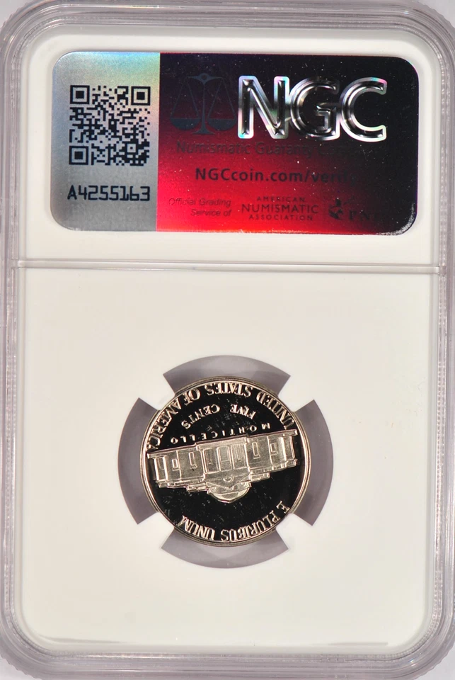 1964 Jefferson Nickel Proof NGC PF 69 ULTRA CAMEO PR69DCAM Frosty Coin 5C - Image 2 of 2