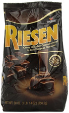 Riesen Chewy Dark Chocolate Caramel Candy 30oz Bags Pack of 3 Bulk Treats