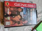 WWF Wrestlemania Arcade Game Sega Genesis (Game And Manual) Not Tested