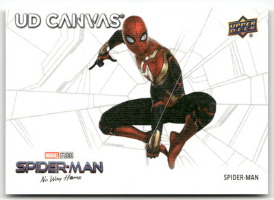 Upper Deck 2023 Marvel Spider-Man No Way Home No. C-6 Spider-Man UD Canvas