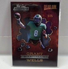 2021 Wild Card Alumination Grant Wells Dead Aim Gold Foil 9/75 Marshall