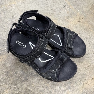Ecco Yucatan Sandals Women 39 Black Shoes Walking Hiking Straps Casual Outdoor
