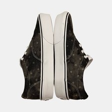 VANS Doheny Platform Black Denim Dots Sneakers Womens Size 9 Shoes 721356