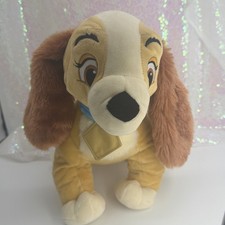 Disney Store Lady From Lady and the Tramp Plush Stuffed Animal Toy 12"