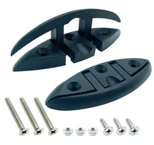 2 PCS 5 inch Marine Nylon Folding Cleat Flip Up Dock Cleat for Boat Kayak
