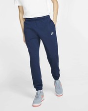 nike club fleece joggers blue