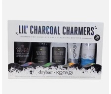 Drybar X Kopari Deep Cleansing Lil Charcoal Charmers Travel Set New