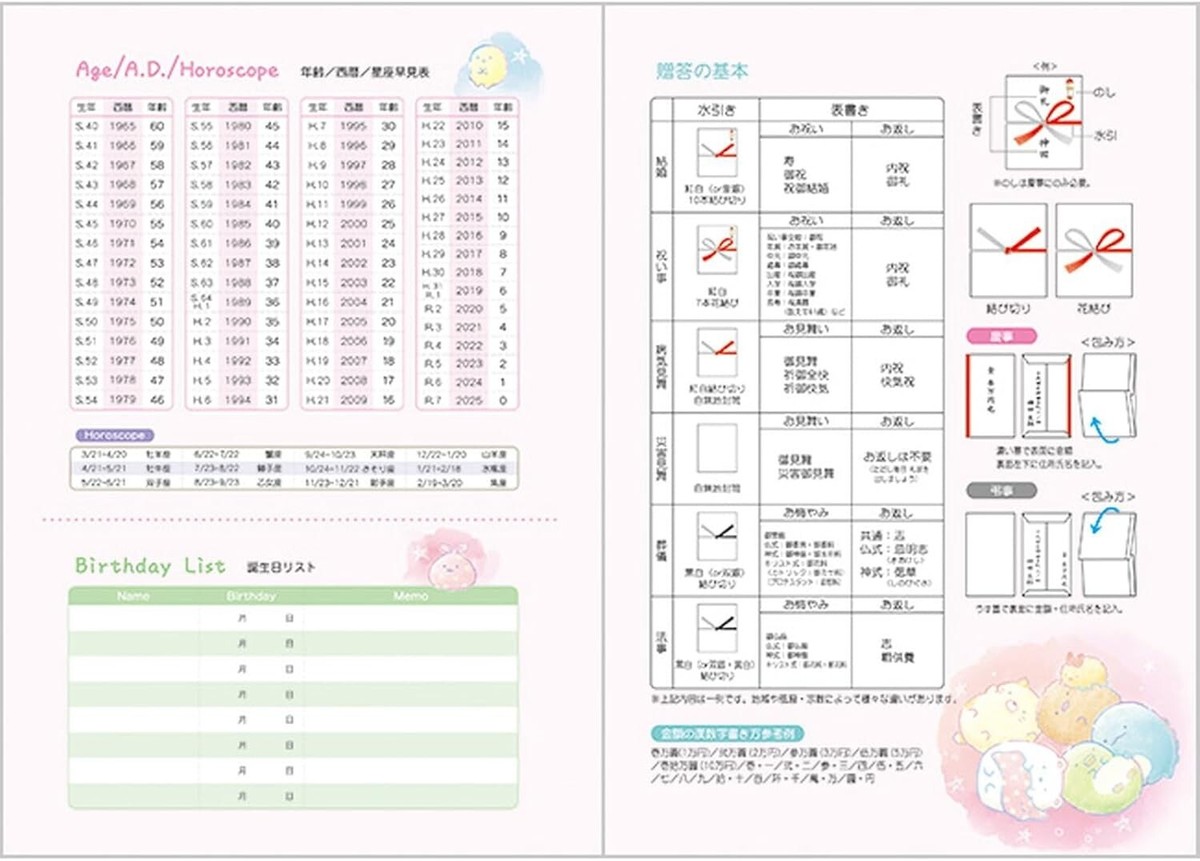 San-X ME67304 Sumikkogurashi 2025 Schedule Book Size B6 Weekly