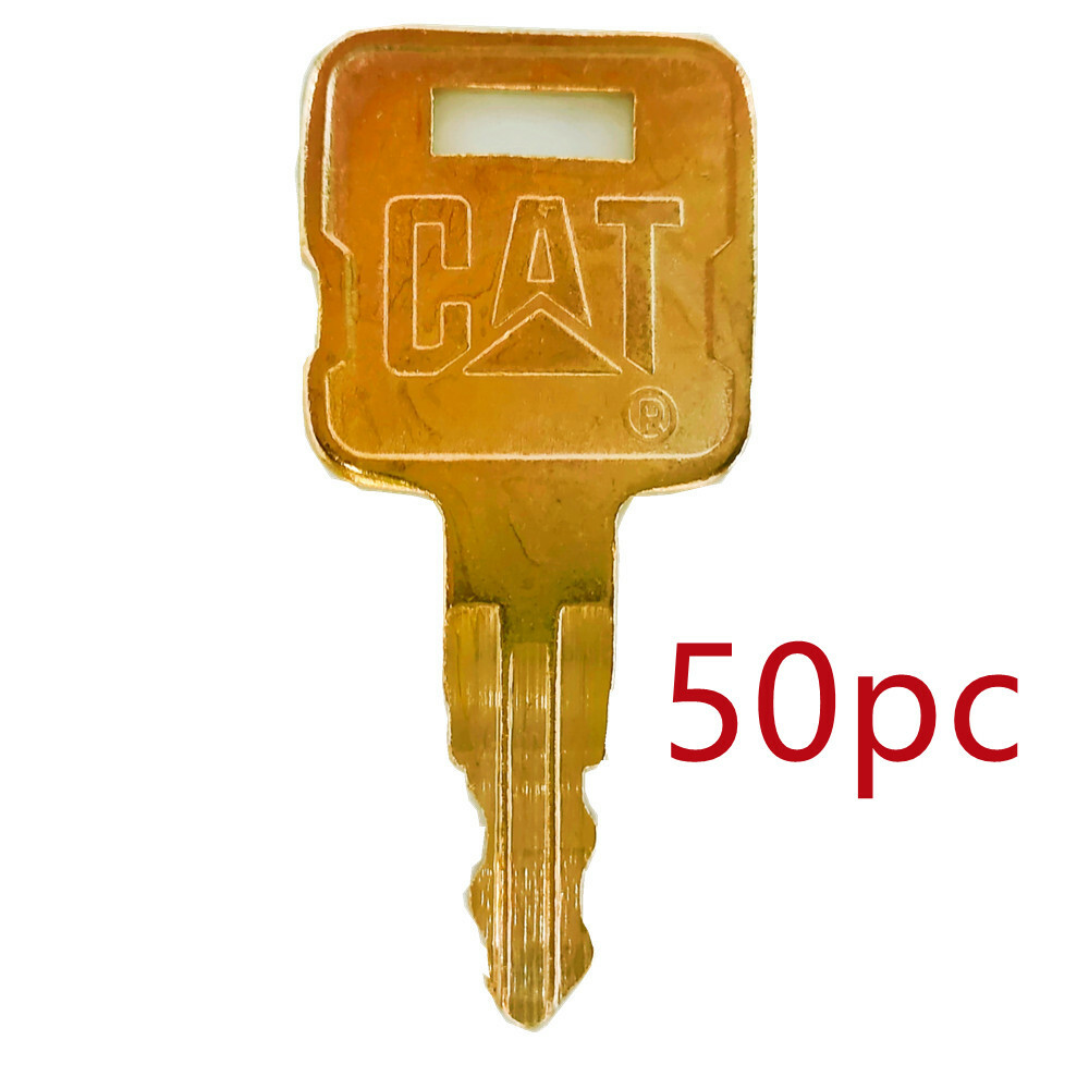 4 Pack Of CAT Ignition Keys – Fits Caterpillar Heavy Equipment Excavator Loader Dozer – 5P8500 Style
