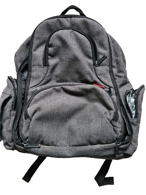 Coolbell baby changing Diaper backpack Grey Canvas UK