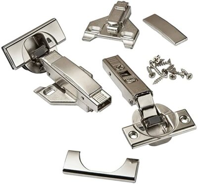 1/2''-3/4'' Overlay Blum 110° Soft-Close Clip Top Face Frame Mounting Plates Pair 