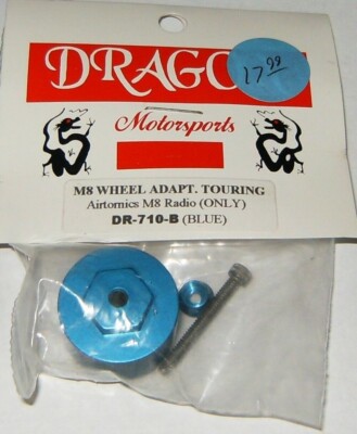 Dragon Motorsports Airtronics M8 Transmitter Radio Wheel Adapter Blue DR-710-B