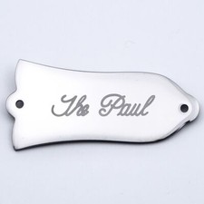 2 Hole Stainless Steel Bell Shaped Guitar Truss Rod Cover "The Paul" fit LP/SG