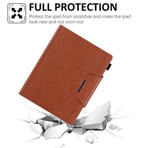 For iPad Mini/Air/Pro 9.7'' 11 12.9 13'' 2024 Magnetic Flip Wallet Leather Case - Picture 13 of 109