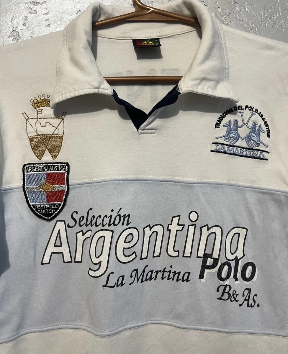 argentina polo 1 shirt lamartina vintage sz XL eBay
