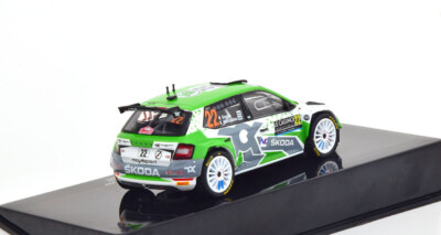 SKODA FABIA RALLY 2 EVO Gryazin-Aleksandrov Rallye Monte Carlo 2022 (22) IXO 1/43 RAM840