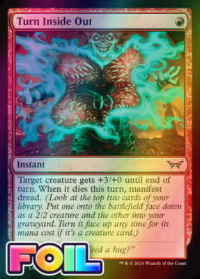 x1 Turn Inside Out DSK Duskmourn MTG 160 FOIL COMMON M/NM 1x | eBay