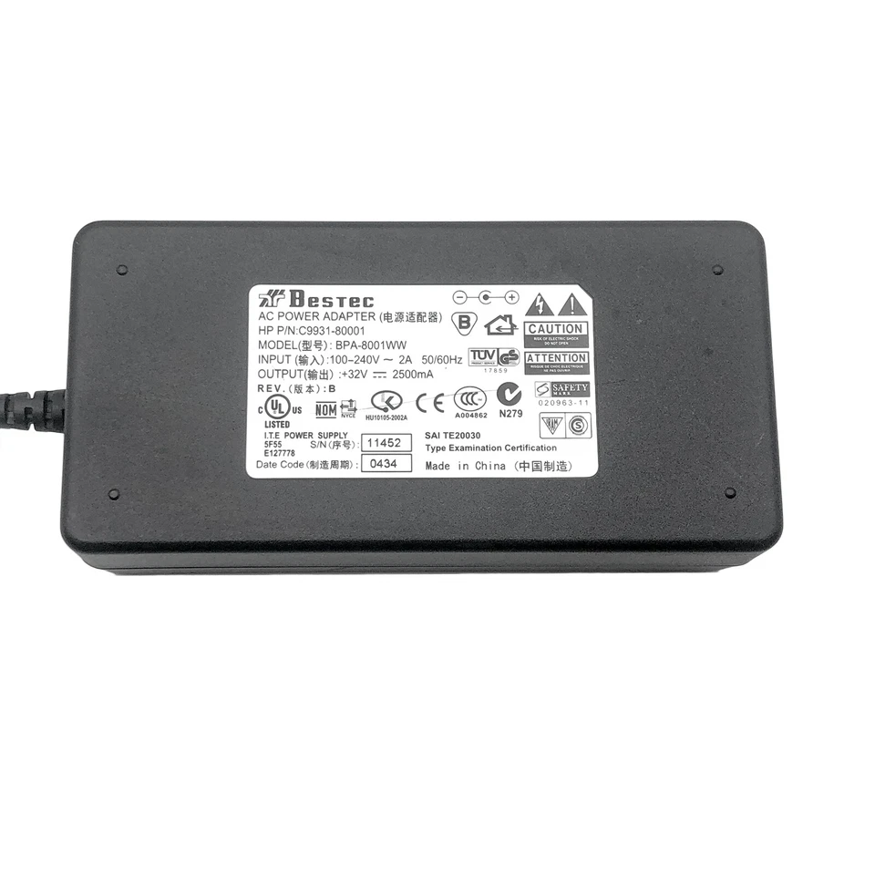 Адаптер питания переменного тока C9931-80001 HP Scanjet 8200 8250 8290 сканер с P.Cord - Изображение 2 из 4