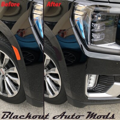 2021-24 GMC Yukon Front Fender Side Reflector Blackout Kit Vinyl