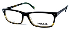 FOSSIL FOS6032 UHI NOS Green/Brown Tortoise Eyeglasses Frame 54-16-145