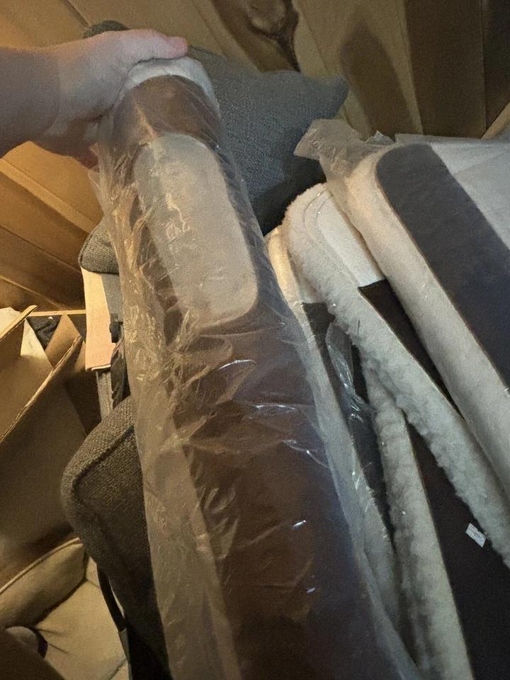 Nueva almohadilla de sillín Cashel con recorte Wither Foto 3 de 4