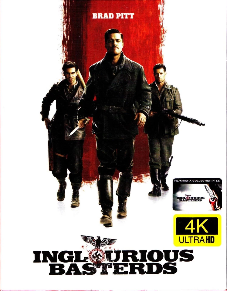 NEW Inglourious Basterds 4K XL Full Slip SteelBook Blu-ray [2009] Film Arena 165 Foto 2 de 4