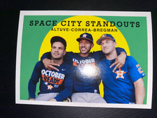 2018 Topps Archives #310 Space City Standouts SP Jose Altuve - Bregman - Correa
