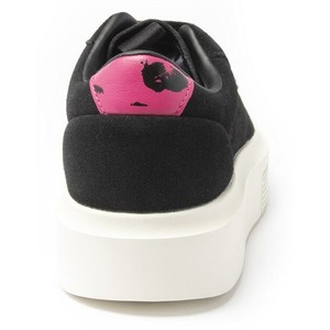 adidas originals super sleek in black suede