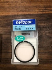 [C] Heliopan 52mm KR 1.5 SKY SKYLIGHT 1a ScrewinFilter - CoatedGlassLens w/Case