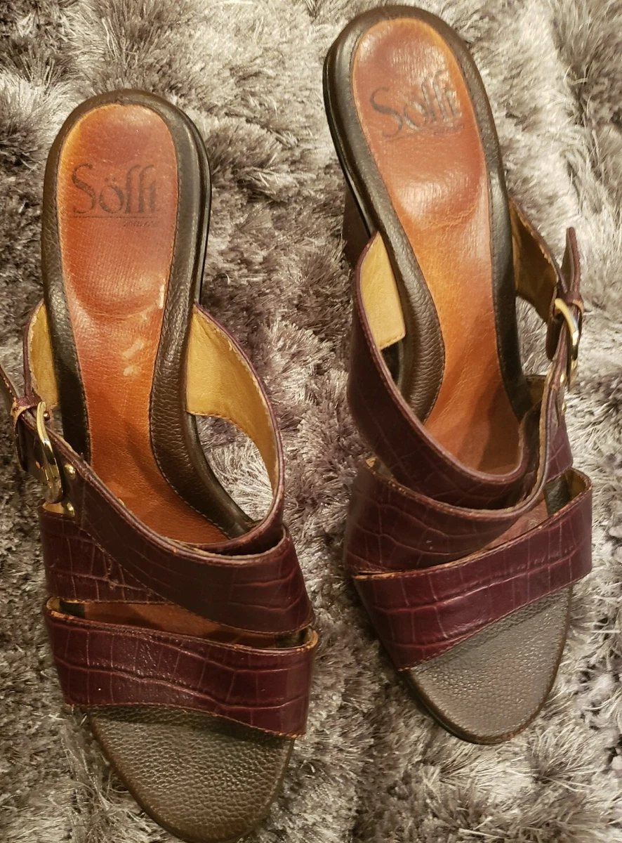 Söfft clearance wedge sandals