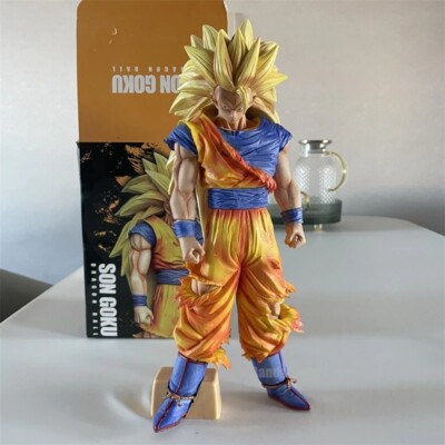 シ*ジ様 ドラゴンボール SON GOKU フィギュア 約30cm 11.8in/30cm Anime Dragon Ball Z Figure SSJ3 Goku Figure PVC Super