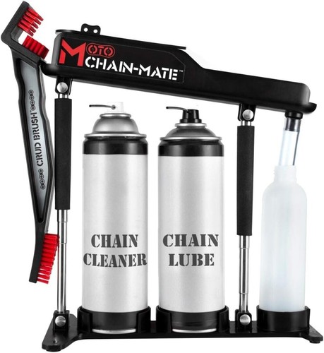 Ultimate Motorcycle Chain Cleaning & Overspray Protection Kit - Moto Chain-Mate - Picture 4 of 11