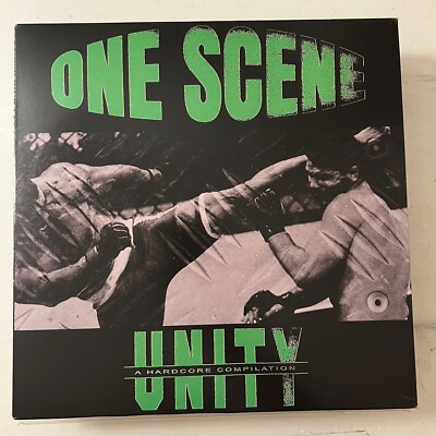 ONE SCENE - UNITY - A HARDCORE COMPILATION - VINYL LP BLACK - VG+ - #A1