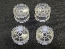 NEW ASSOCIATED B6.4CC COLLECTORS CLEAR EDITION Wheels F/R B6.3 B6.2 B6.1 AB30CC