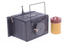 ZEISS IKON ERNETTE 4.5X6CM RARE CAMERA MENISCUS LENS W/ FILM PACK HOLDER