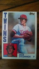 1984 Topps Jack O'Connor #268 EX Minnesota Twins