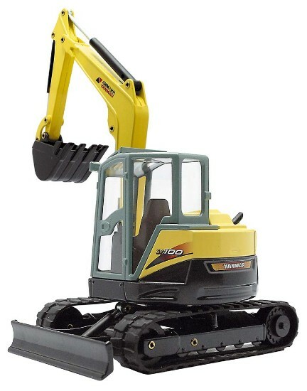 JOAL 215 Ammann-Yanmar SV100 Mini Excavator 1/32 Die-cast MIB | eBay