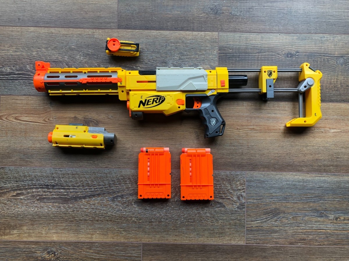 Nerf Recon CS-6 Barely Used - INCLUDES ALL ATTACHMENTS AND