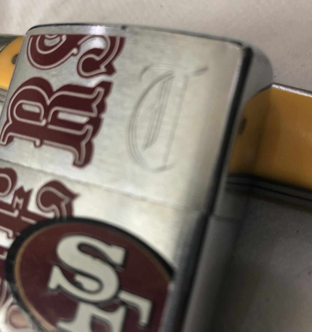 Vintage 2000 Zippo Lighter BRUSHED  San Francisco 49ERS *** Free Shipping ***