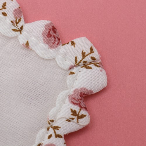 1PC Heart Shaped Fabric Bow Style Creative Beautiful Fabric Lace Cover - 第 12/12 張圖片