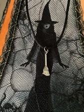 Witches Broomstick Necklace