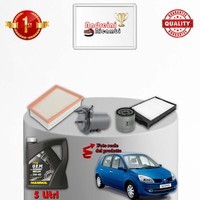 Set Service 4 Filter Und ÖL Renault Scenic II 1.5 DCI 60KW 82CV Von 2003->
