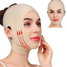 Faja De Compresion Para Adelgazar La Cara Y Papada Reductor Facial Elastica