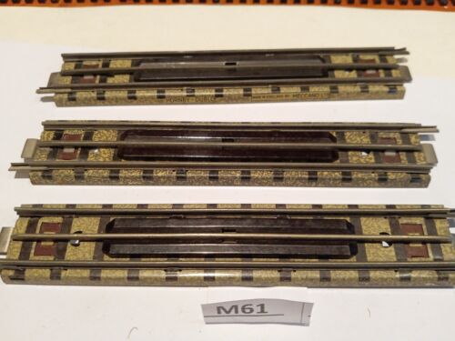 HORNBY DUBLO Three Rail half track crossings by THREE. Lge Tongue .  Ref. (M61). - Picture 1 of 1