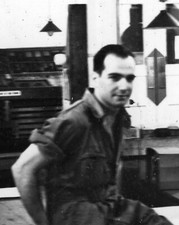ORIGINAL VINTAGE PHOTO: Military Man Male Uniform Candid 40's 40s WW2 WWII