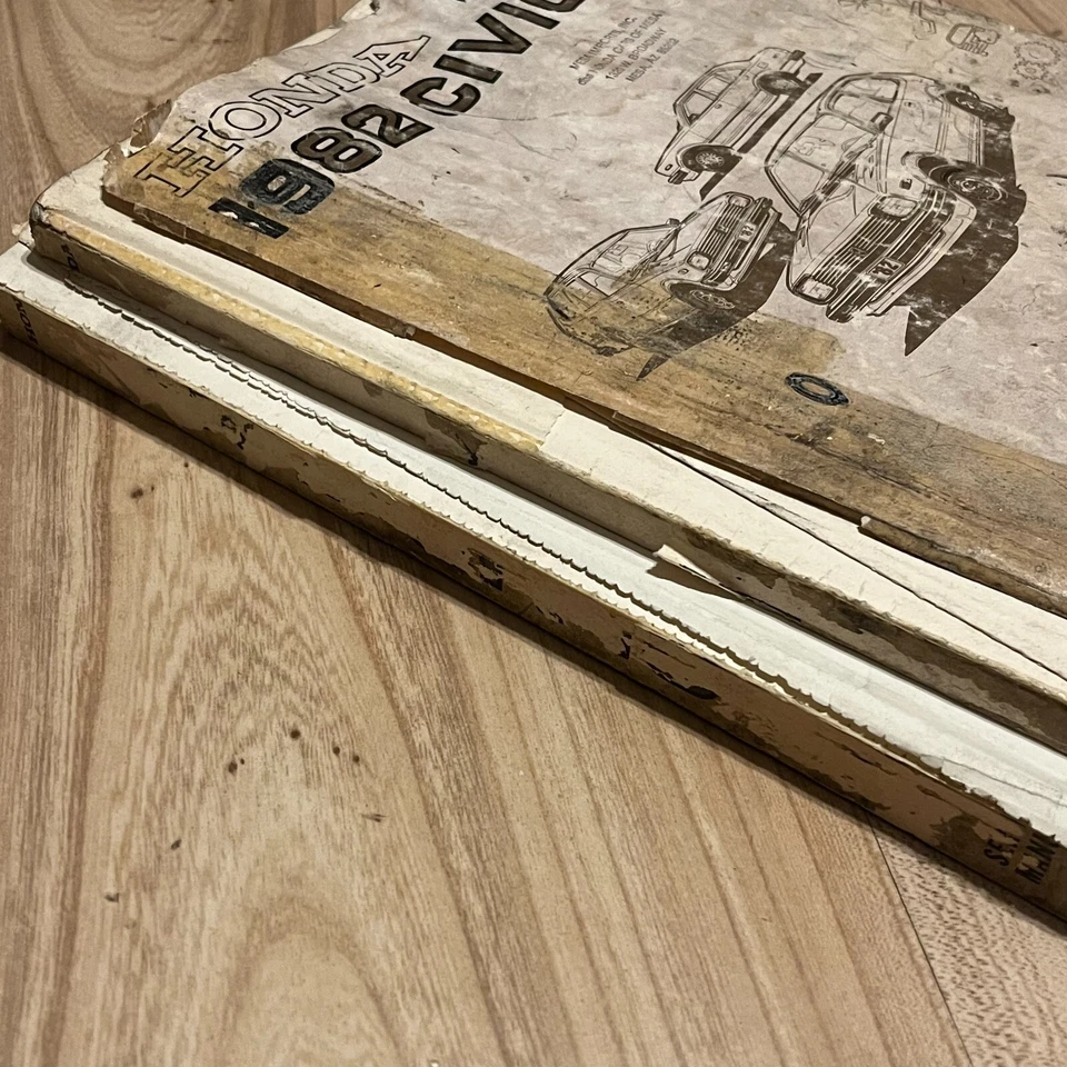 Honda Civic 1982 manual de reparación de servicio de taller Foto 2 de 3