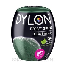 DYLON FOREST GREEN MACHINE DYE POD POWDER 350g FABRIC WASH FOR COLOUR CLOTHES