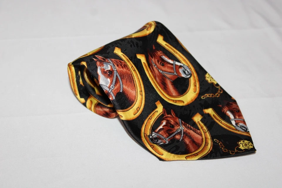 EVERYDAY Made in Korea 100% Polyester Equestrian Horse Shoe Tie Animal — 第 3/4 张图片
