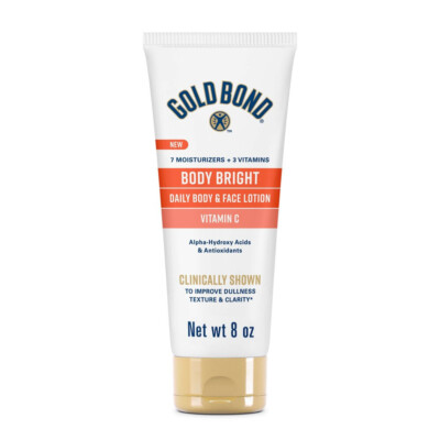 Gold Bond Body Bright Daily Body & Face Lotion Vitamin C Normal To Dry Skin NEW!