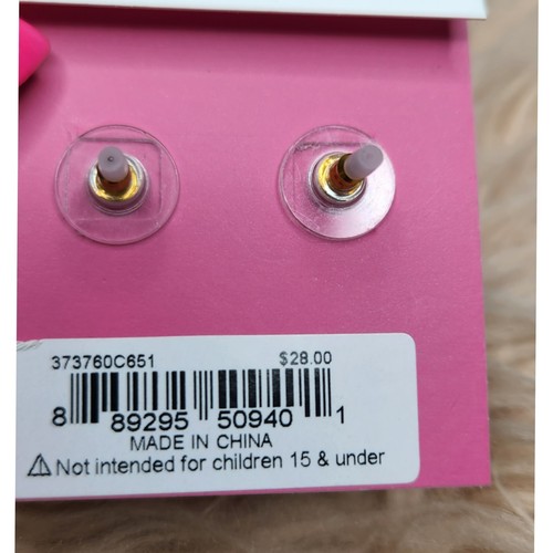 NWT BETSEY JOHNSON FRENCH BULLDOG Stud Earrings - Picture 4 of 4
